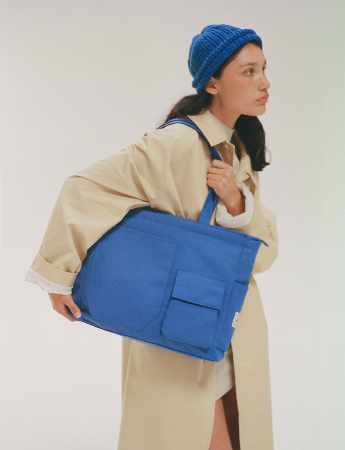 Sac fourre-tout Cosmico – Cabas d’inspiration workwear avec poches multiples et fermeture zippée