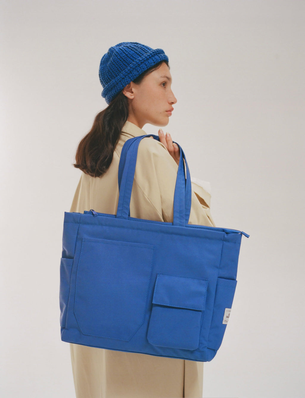Sac fourre-tout Cosmico – Cabas d’inspiration workwear avec poches multiples et fermeture zippée