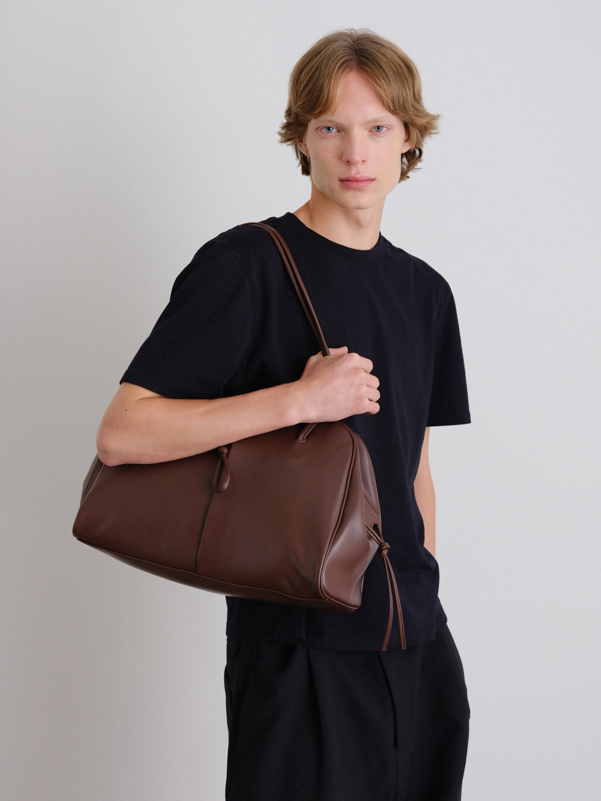 Sac à bandoulière en cuir végétalien de qualité supérieure, imperméable et résistant aux rayures
