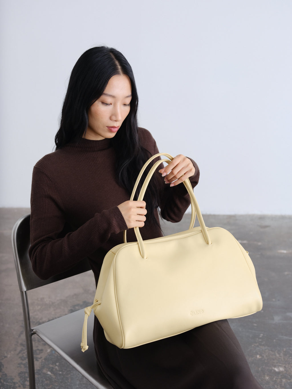 Sac à bandoulière en cuir végétalien de qualité supérieure, imperméable et résistant aux rayures