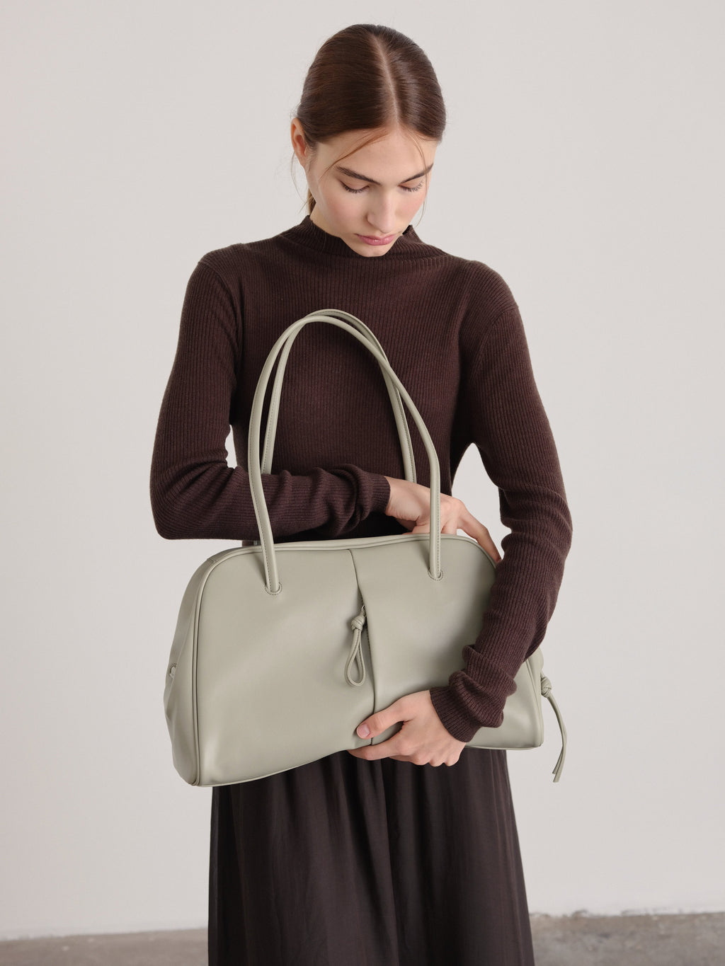 Sac à bandoulière en cuir végétalien de qualité supérieure, imperméable et résistant aux rayures
