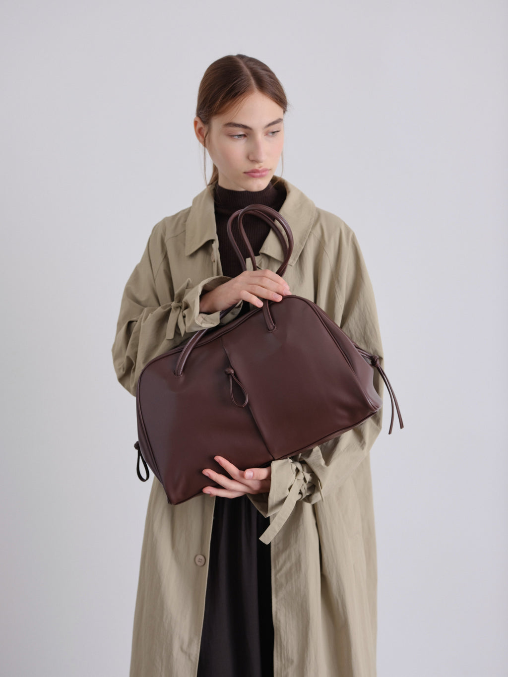 Sac à bandoulière en cuir végétalien de qualité supérieure, imperméable et résistant aux rayures