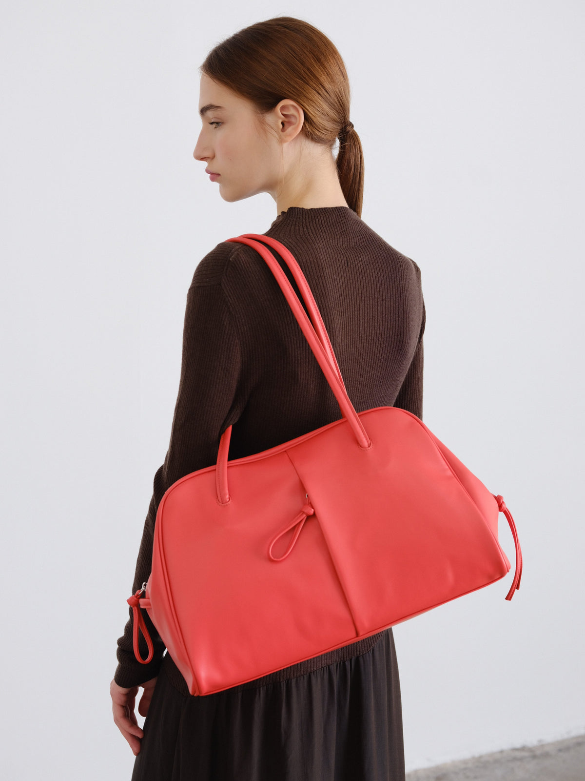 Sac à bandoulière en cuir végétalien de qualité supérieure, imperméable et résistant aux rayures
