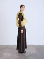 Sac Capri – Sac porté épaule matelassé, bandoulières nouées réglables, fermeture zippée