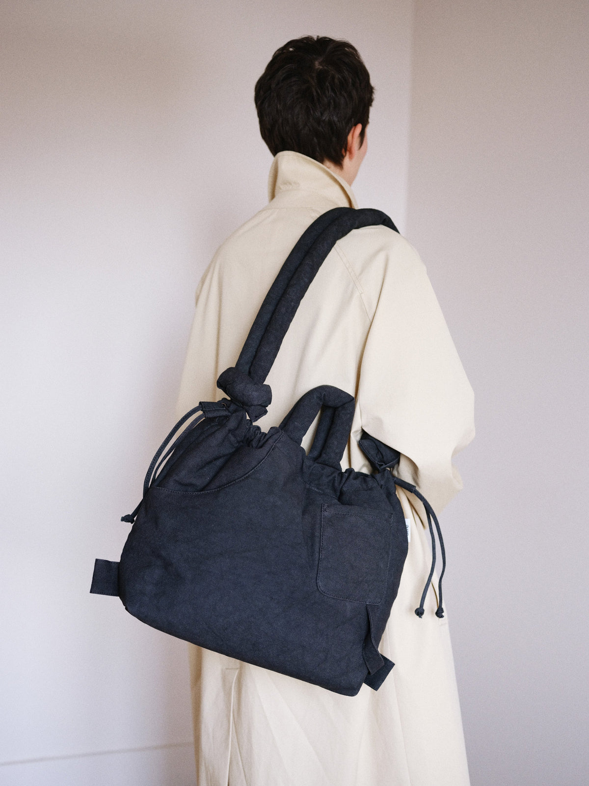 Sac Ona Washed – Sac en coton lavé, convient aux ordinateurs portables jusqu'à 17 pouces