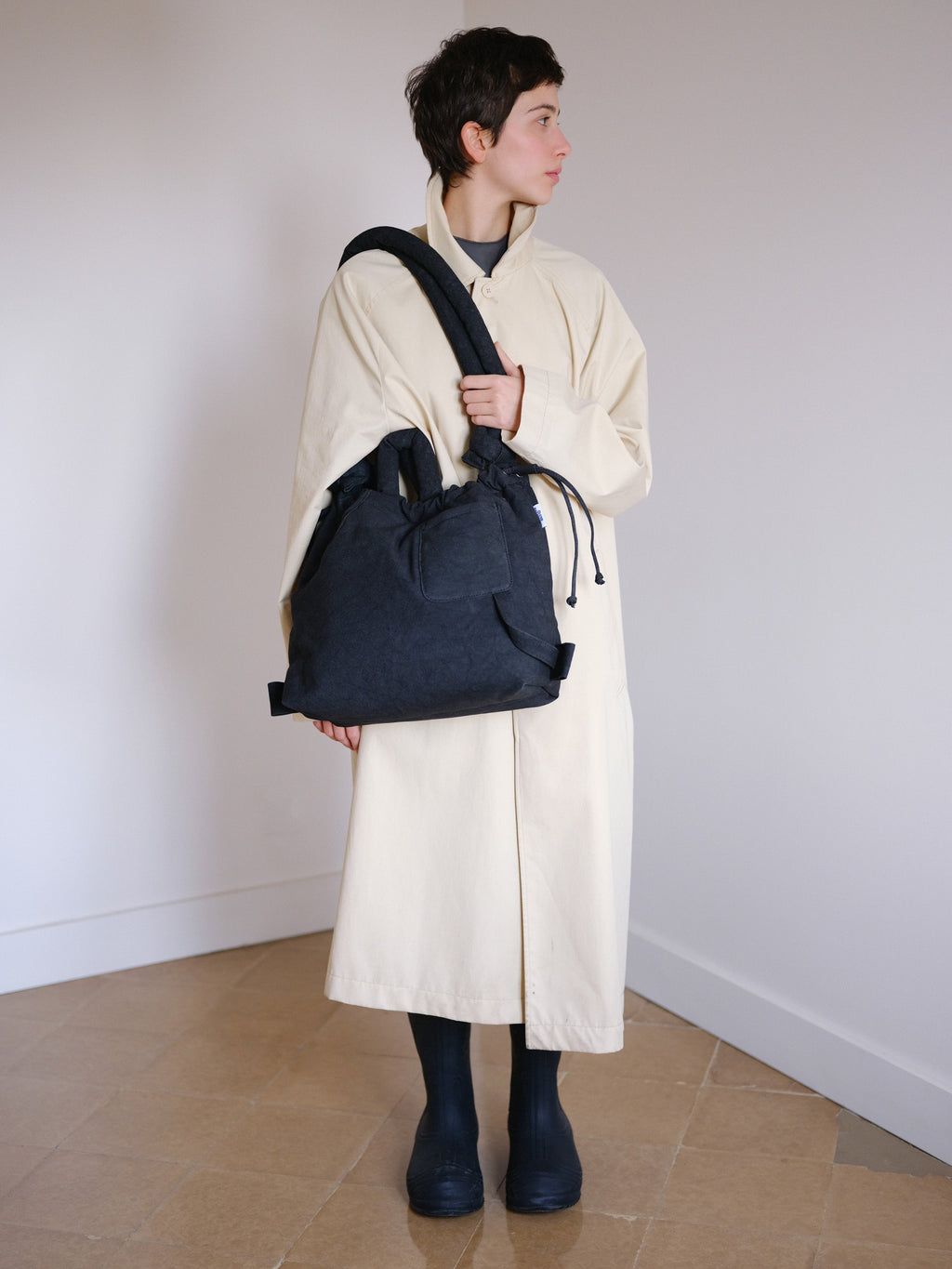 Sac Ona Washed – Sac en coton lavé, convient aux ordinateurs portables jusqu'à 17 pouces