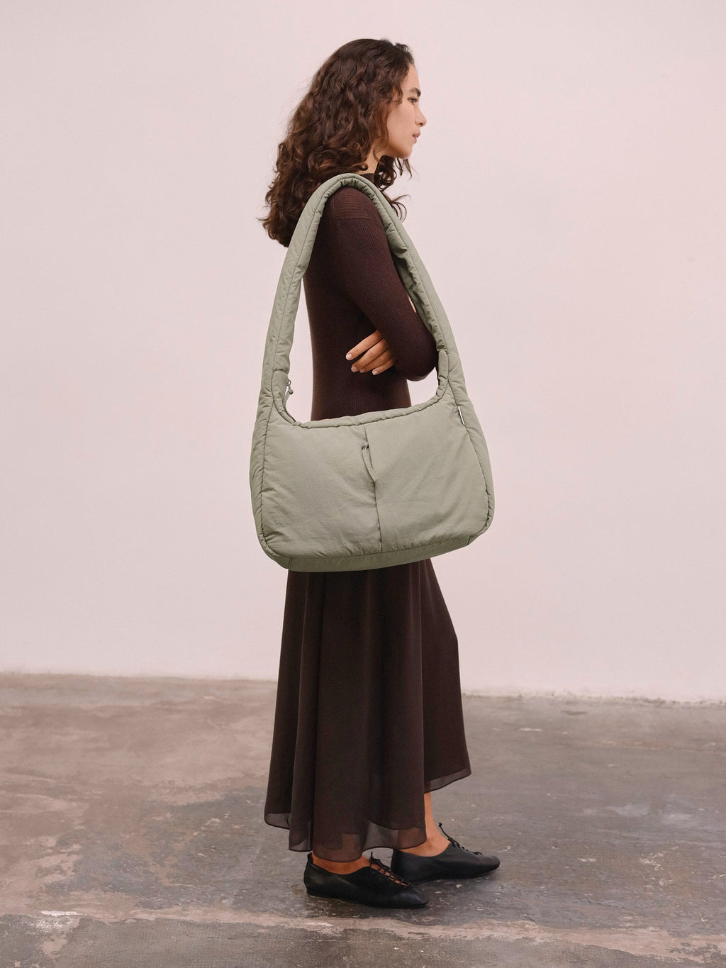Sac Bruno – Sac à bandoulière spacieux et matelassé en nylon léger imperméable