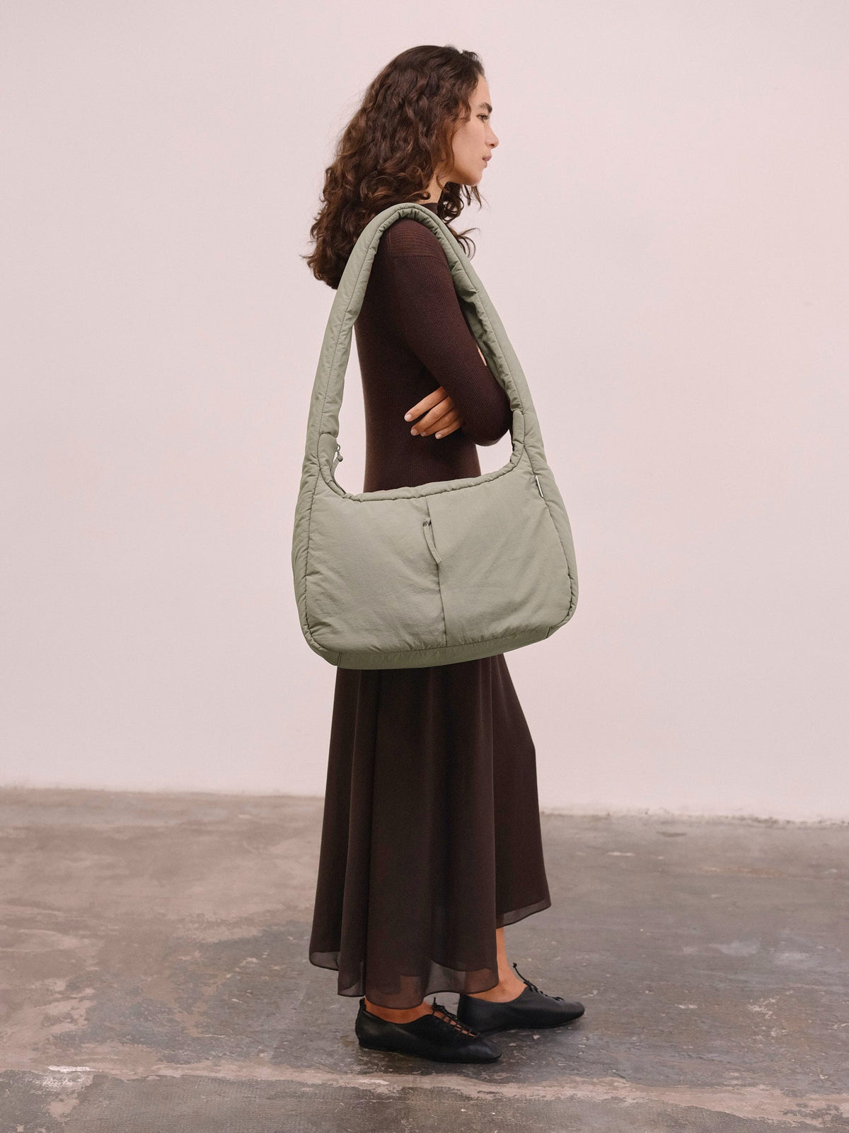 Sac Bruno – Sac à bandoulière spacieux et matelassé en nylon léger imperméable
