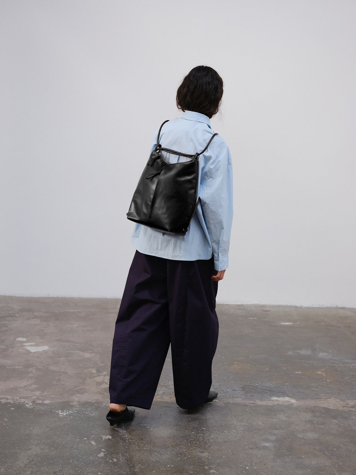 Sac Elio – Sac convertible en cuir vegan, porté épaule, croisé ou sac à dos