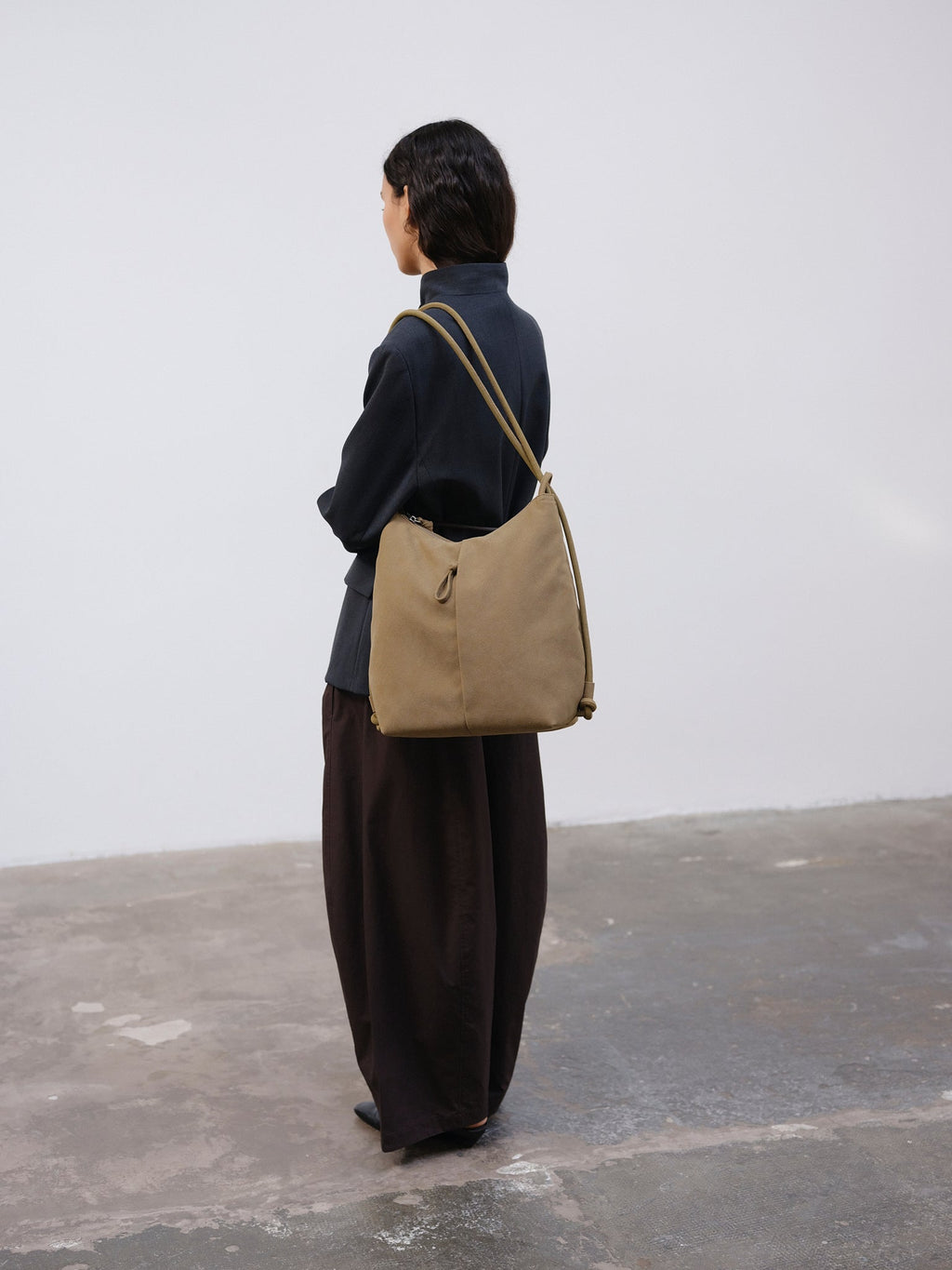Sac Elio – Sac convertible en cuir vegan, porté épaule, croisé ou sac à dos