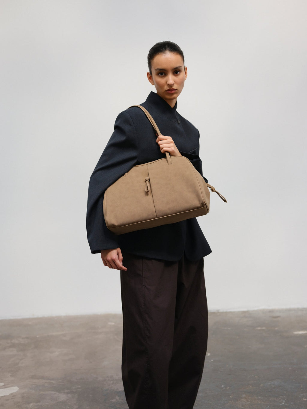 Sac à bandoulière en cuir végétalien de qualité supérieure, imperméable et résistant aux rayures
