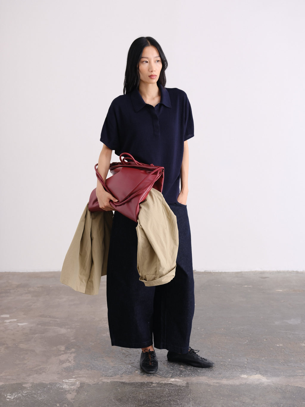 Sac pliable – Sac polyvalent en cuir végétalien, porté en cabas, en bandoulière ou en sac à dos