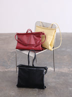 Sac pliable – Sac polyvalent en cuir végétalien, porté en cabas, en bandoulière ou en sac à dos