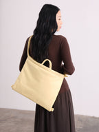 Sac pliable – Sac polyvalent en cuir végétalien, porté en cabas, en bandoulière ou en sac à dos