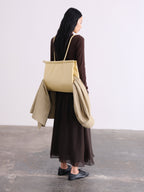 Sac pliable – Sac polyvalent en cuir végétalien, porté en cabas, en bandoulière ou en sac à dos