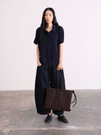 Sac pliable – Sac polyvalent en cuir végétalien, porté en cabas, en bandoulière ou en sac à dos