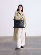 Sac pliable – Sac polyvalent en cuir végétalien, porté en cabas, en bandoulière ou en sac à dos
