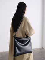 Sac pliable – Sac polyvalent en cuir végétalien, porté en cabas, en bandoulière ou en sac à dos