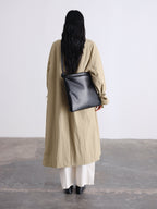 Sac pliable – Sac polyvalent en cuir végétalien, porté en cabas, en bandoulière ou en sac à dos