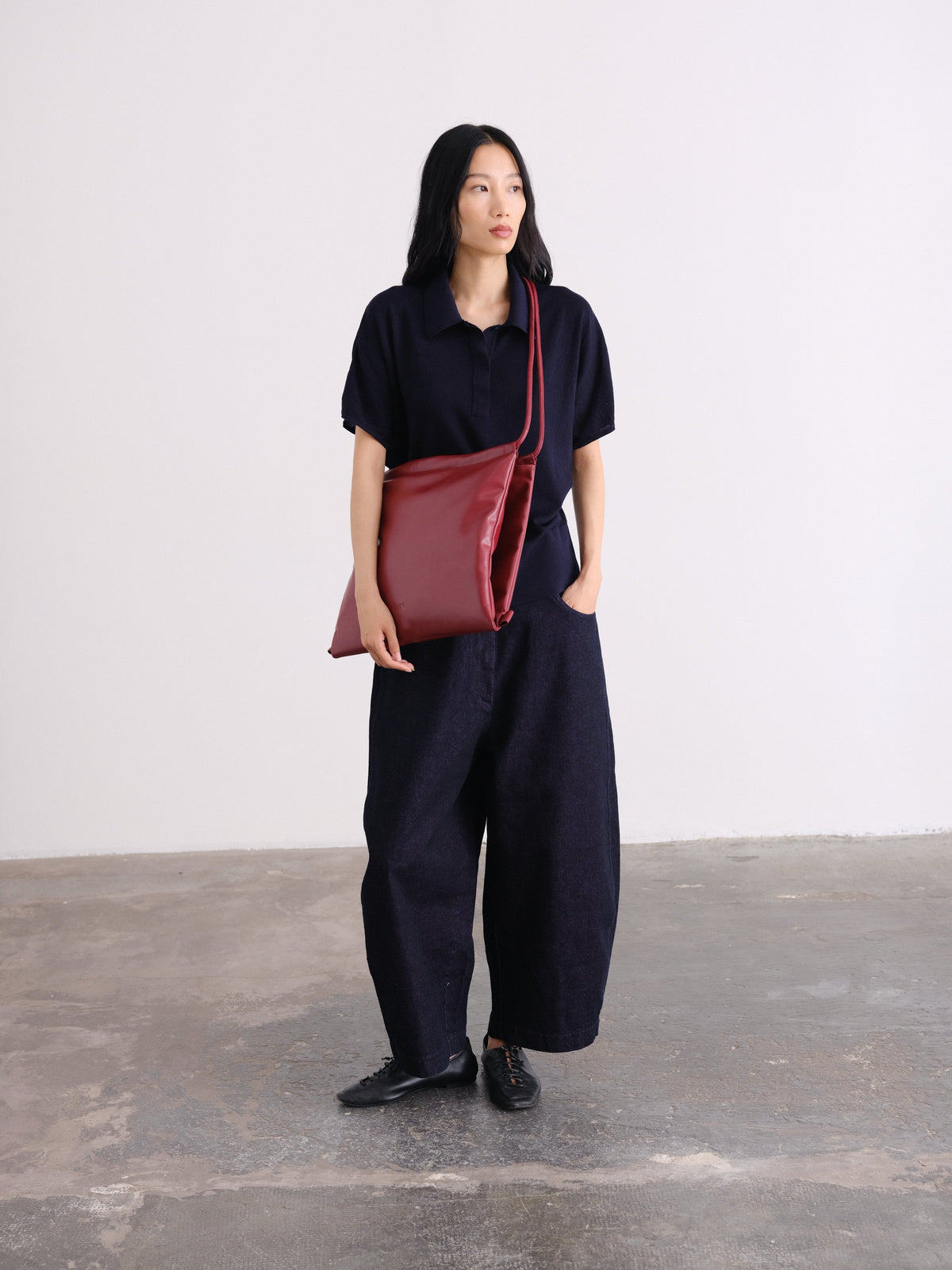 Sac pliable – Sac polyvalent en cuir végétalien, porté en cabas, en bandoulière ou en sac à dos
