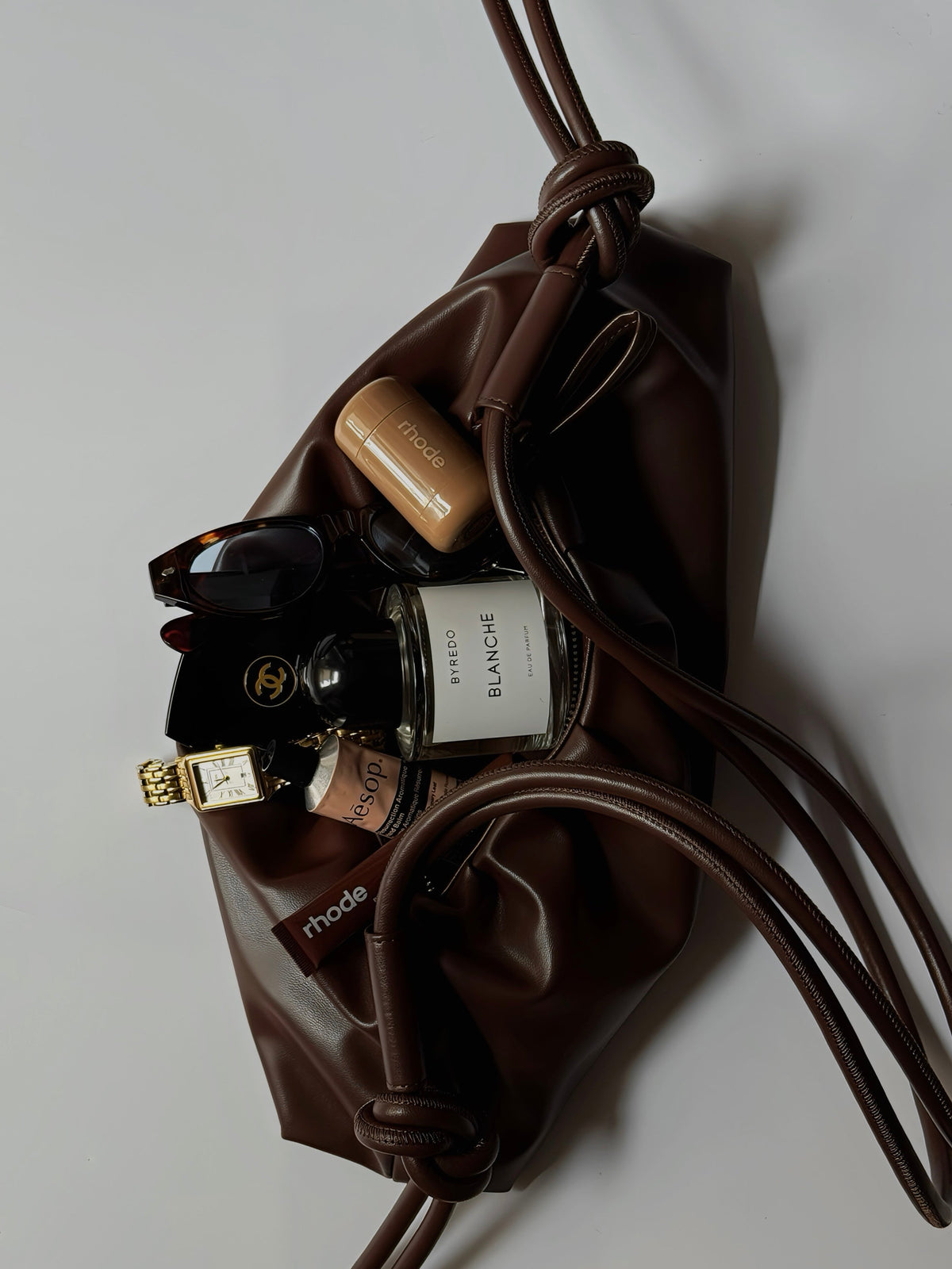 Dumpling Bag – Gathered Vegan Leather Bag, Adjustable Double Handle, Day to Night