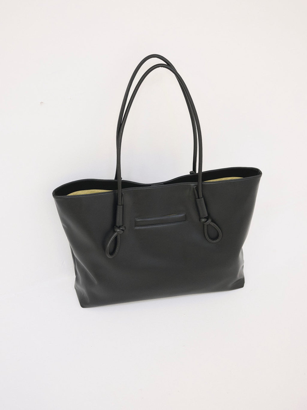 Sac Jane – Grand cabas en daim souple, anses nouées signature