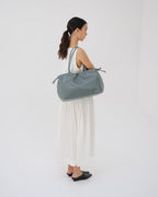 Sac Milos – Tote en cuir vegan souple, liens latéraux réglables, peut contenir votre ordinateur portable