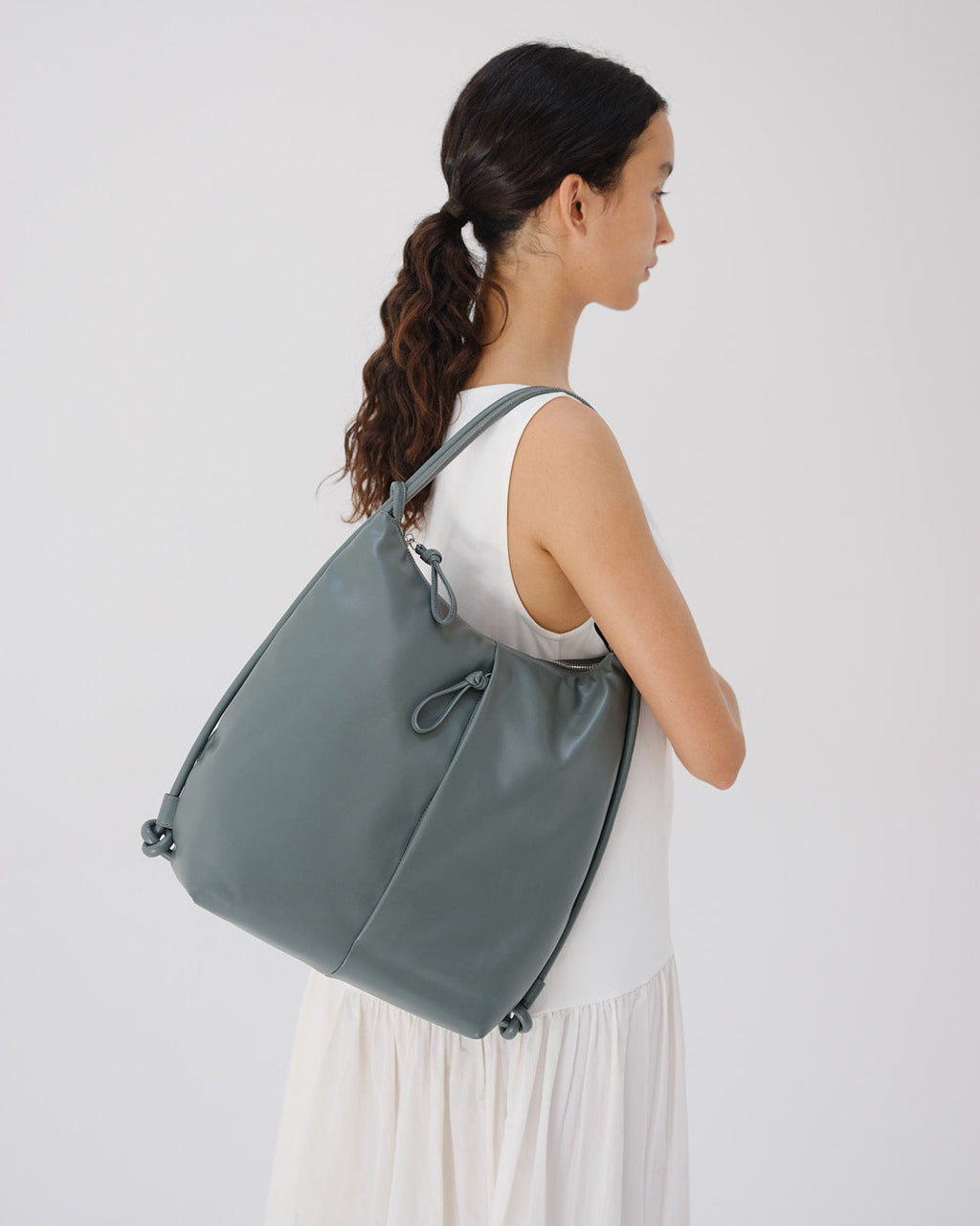 Sac Elio – Sac convertible en cuir vegan, porté épaule, croisé ou sac à dos