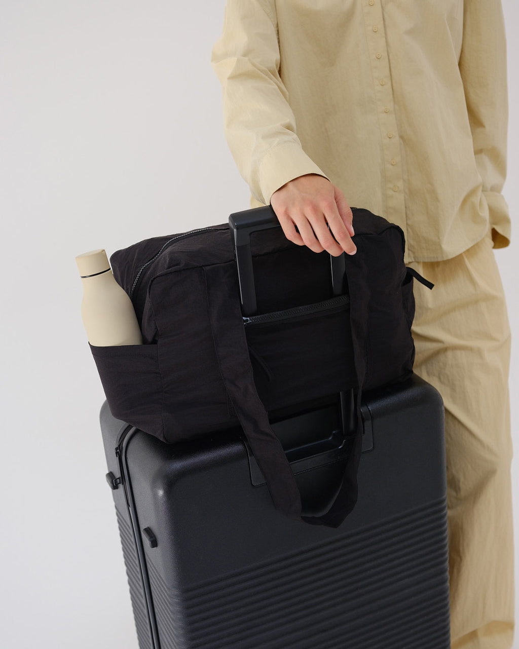 Sac de voyage léger – fourre-tout pliable et léger, tissu résistant à l'eau, passant pour valise