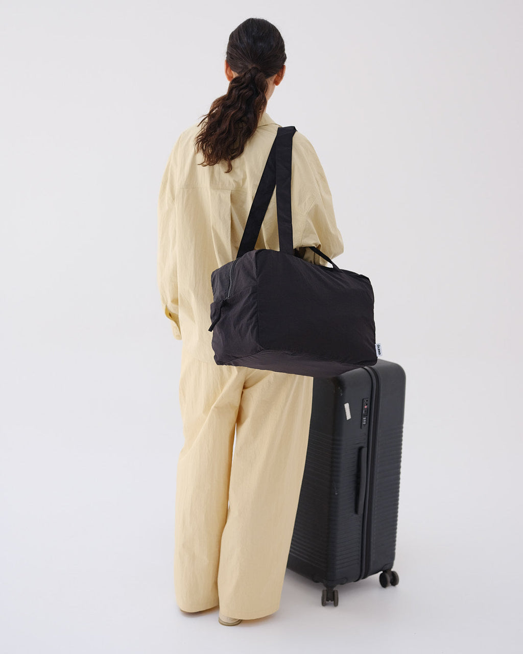 Sac de voyage léger – fourre-tout pliable et léger, tissu résistant à l'eau, passant pour valise