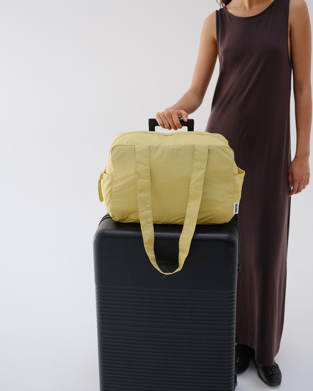 Sac de voyage léger – fourre-tout pliable et léger, tissu résistant à l'eau, passant pour valise