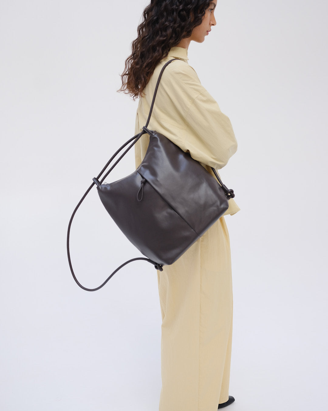 Sac Elio – Sac convertible en cuir vegan, porté épaule, croisé ou sac à dos