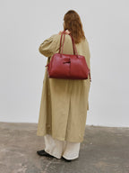 Sac à bandoulière en cuir végétalien de qualité supérieure, imperméable et résistant aux rayures