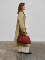 Sac à bandoulière en cuir végétalien de qualité supérieure, imperméable et résistant aux rayures