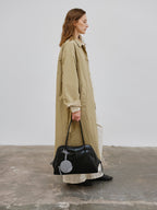Sac à bandoulière en cuir végétalien de qualité supérieure, imperméable et résistant aux rayures