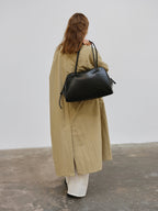Sac à bandoulière en cuir végétalien de qualité supérieure, imperméable et résistant aux rayures