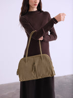 Sac à bandoulière en cuir végétalien de qualité supérieure, imperméable et résistant aux rayures