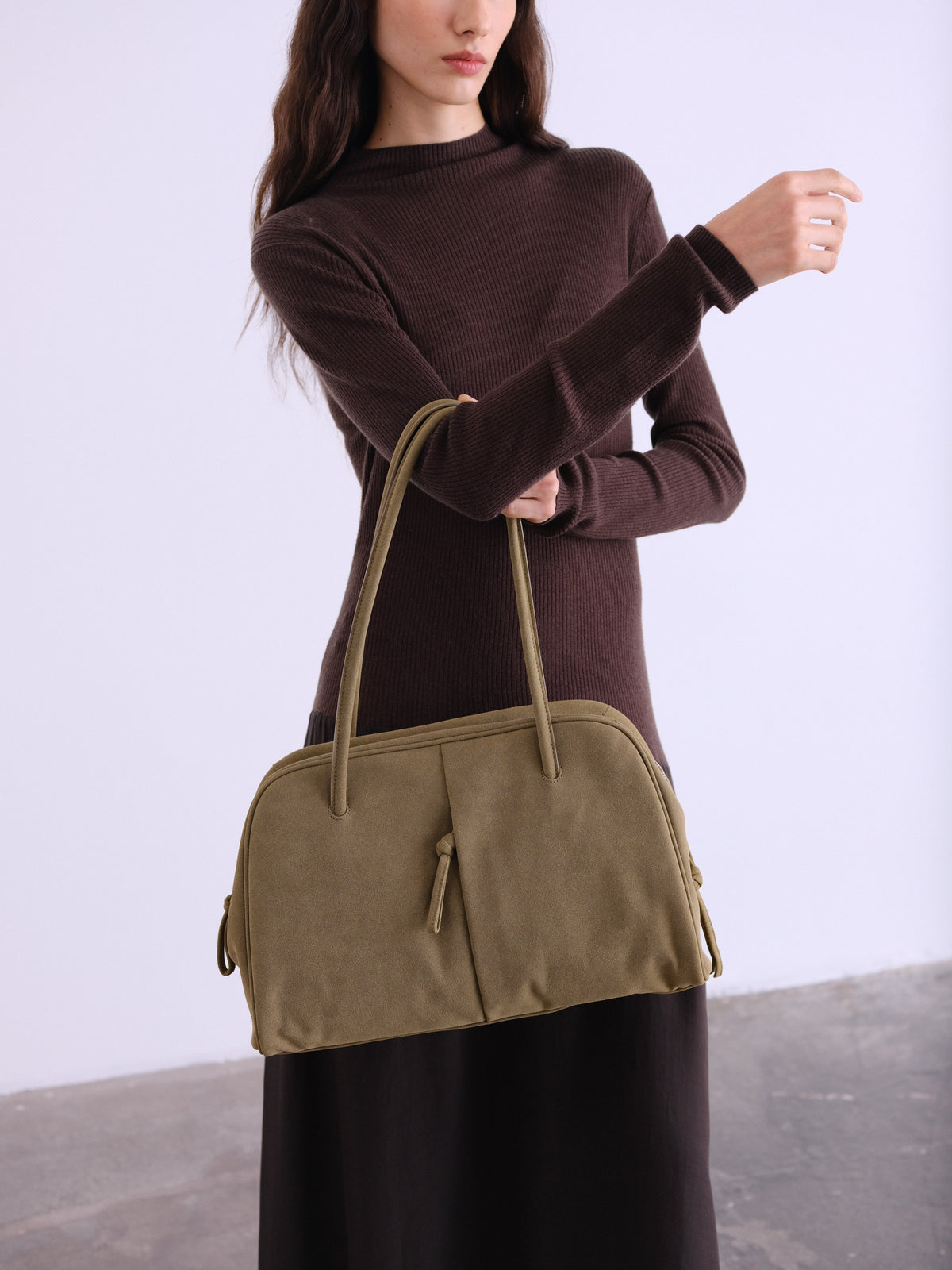 Sac à bandoulière en cuir végétalien de qualité supérieure, imperméable et résistant aux rayures