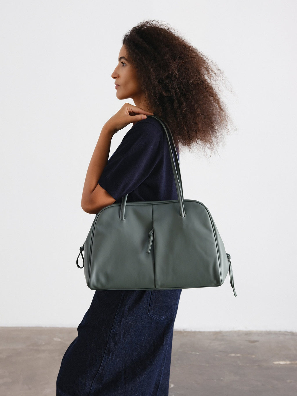 Sac à bandoulière en cuir végétalien de qualité supérieure, imperméable et résistant aux rayures