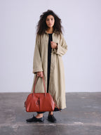 Sac à bandoulière en cuir végétalien de qualité supérieure, imperméable et résistant aux rayures
