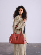 Sac à bandoulière en cuir végétalien de qualité supérieure, imperméable et résistant aux rayures