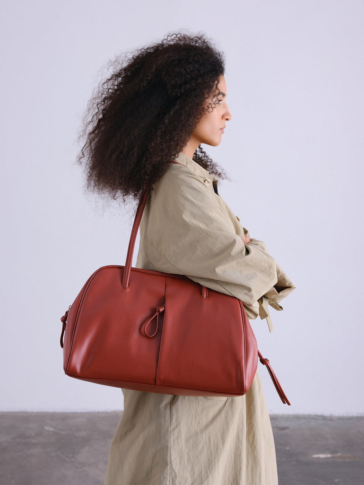 Sac à bandoulière en cuir végétalien de qualité supérieure, imperméable et résistant aux rayures