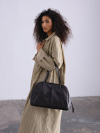 Sac à bandoulière en cuir végétalien de qualité supérieure, imperméable et résistant aux rayures