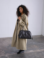 Sac à bandoulière en cuir végétalien de qualité supérieure, imperméable et résistant aux rayures