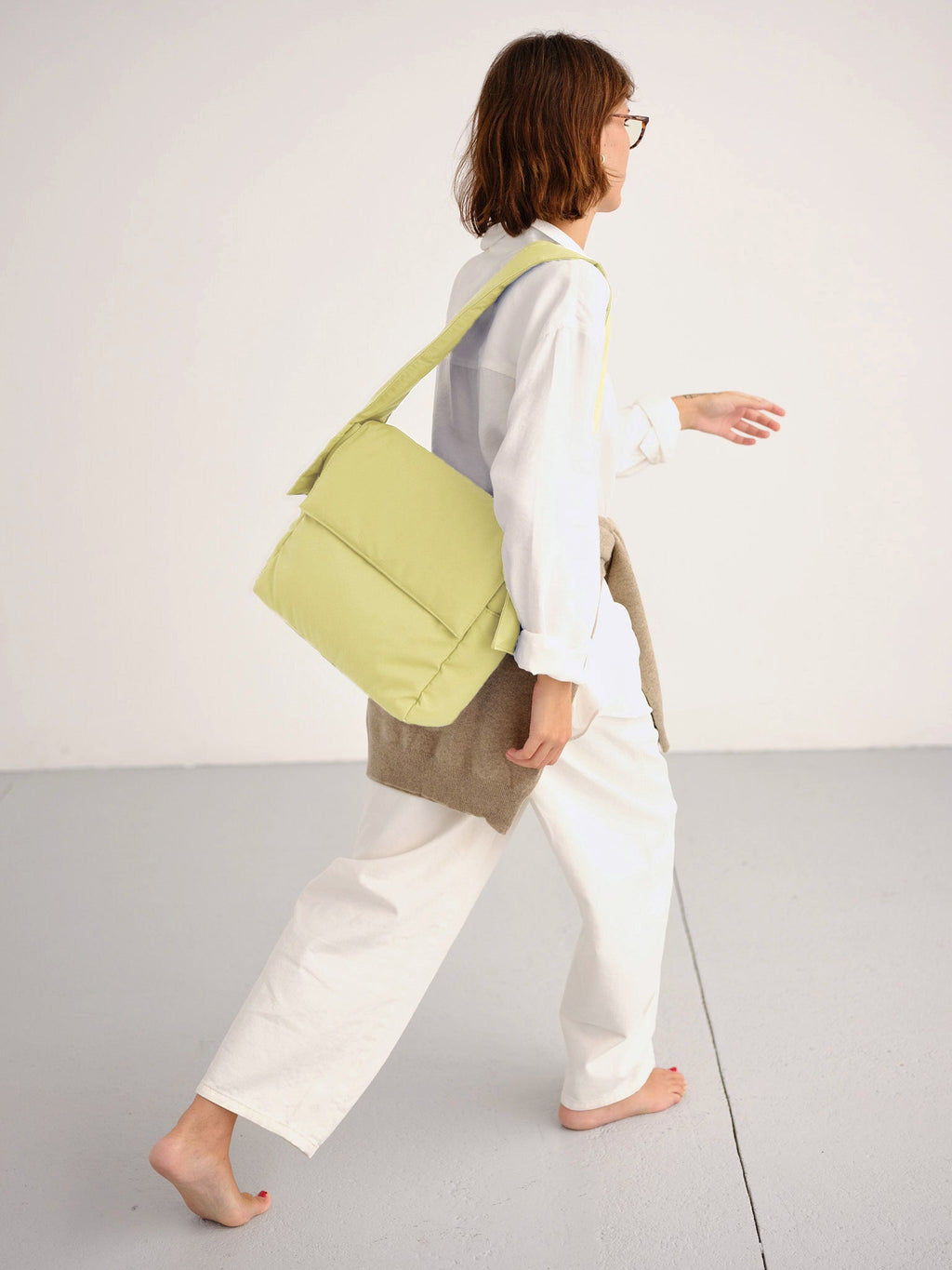 Sac à bandoulière matelassé Querida – Sac à bandoulière avec rabat, léger et spacieux