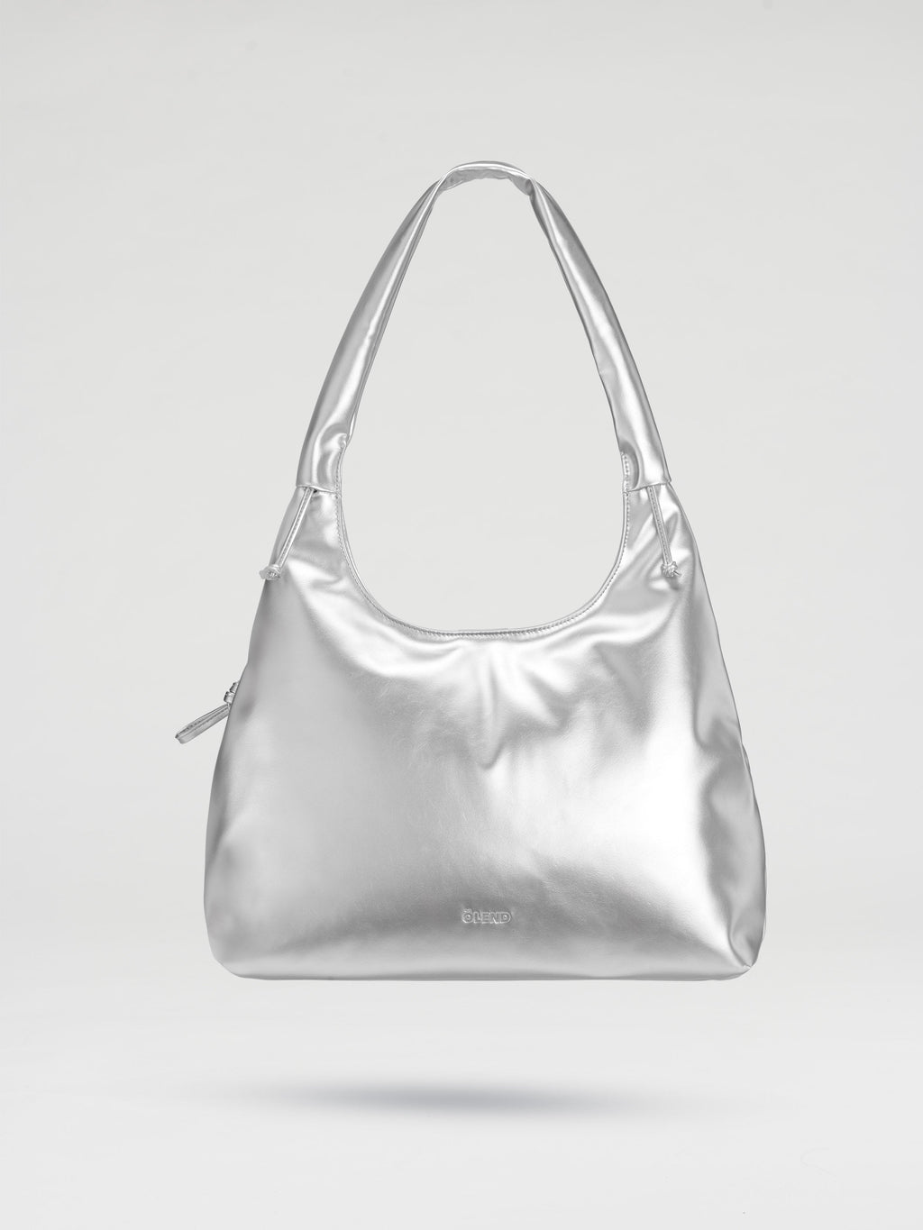 Sac hobo en cuir végane haut de gamme, déperlant, bandoulière froncée réglable