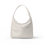 Sac cabas à anses longues et fines, finition aspect cuir lisse