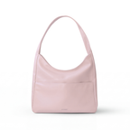 Sac cabas à anses longues et fines, finition aspect cuir lisse