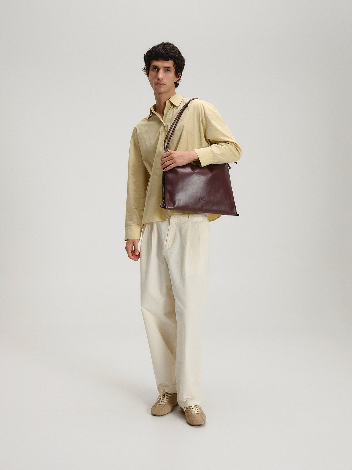 Sac pliable – Sac polyvalent en cuir végétalien, porté en cabas, en bandoulière ou en sac à dos