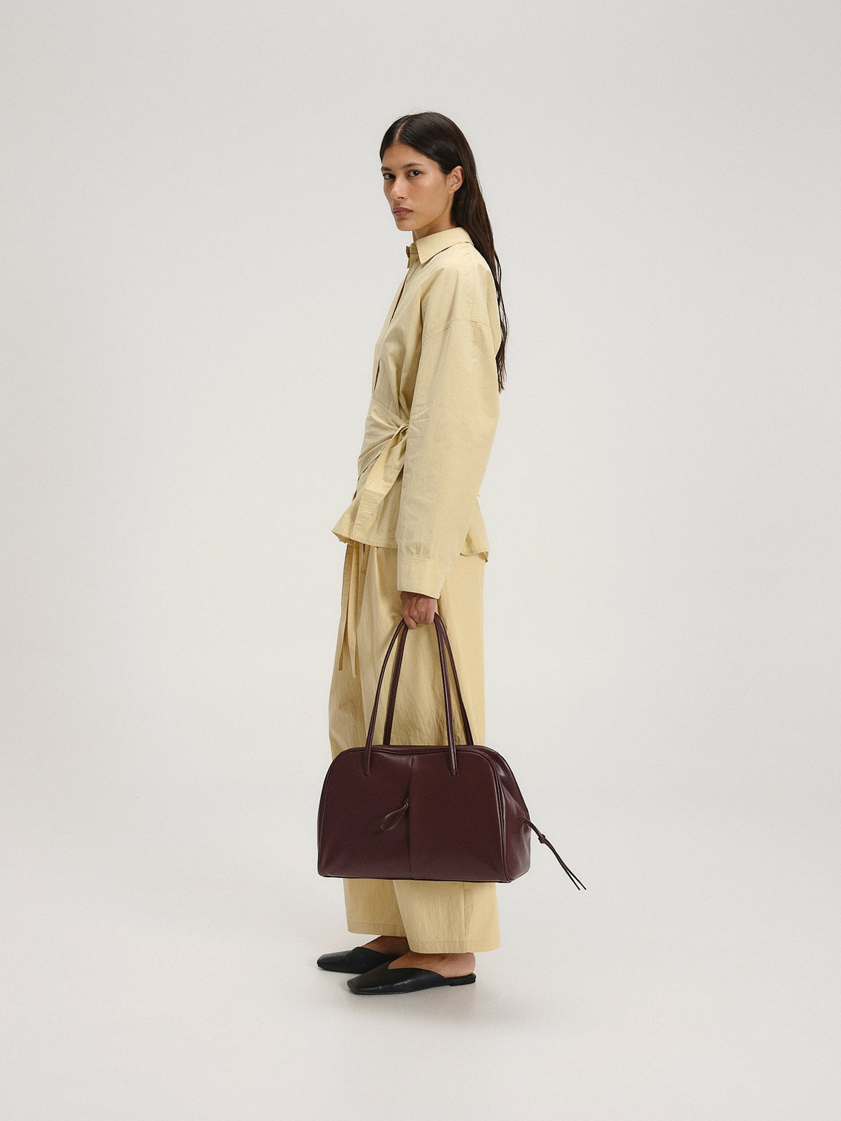 Sac à bandoulière en cuir végétalien de qualité supérieure, imperméable et résistant aux rayures